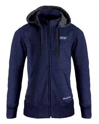 VESTE A CAPUCHE BLEU FEMME SCOOTER MOTO
